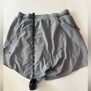 Men’s Lululemon Fast Free Lined Short 5’’ Gray Small